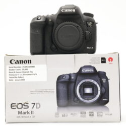 USED Canon EOS 7D Mark II DSLR Boxed - 19K Shutter Count STK 43352