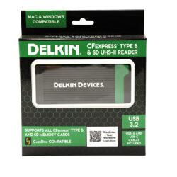 Delkin Devices USB 3.2 CFexpress Type B & SD UHS II Memory Card Reader DDREADER-56