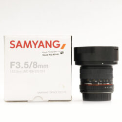 USED Samyang 8mm F3.5 Fisheye UMC CS II Boxed - Canon EF-S