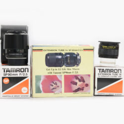 USED Tamron SP 90mm F2.5 Macro & 1:1 Extension Tube 18F - Adaptall 2
