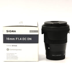 USED Sigma 16mm F1.4 DC DN Sony E Mount Boxed STK 43358