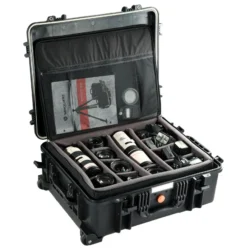 Vanguard Supreme 53D Waterproof 50.4L Roller Hard Case With Divider Bag