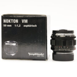 USED Voigtlander 50mm F1.2 Nokton VM Leica-M STK: 43460