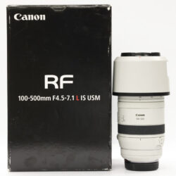 USED Canon RF 100-500mm F4.5-7.1 L IS USM STK: 43557 Boxed