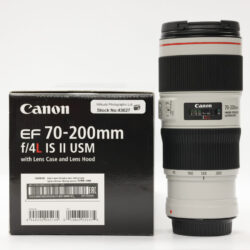 USED Canon EF 70-200mm F4 L IS II USM Mint Minus Boxed STK 43627