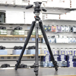 USED Manfrotto 055XPROB & 804RC2 Head Aluminium Tripod - 7KG Max Load STK 43657